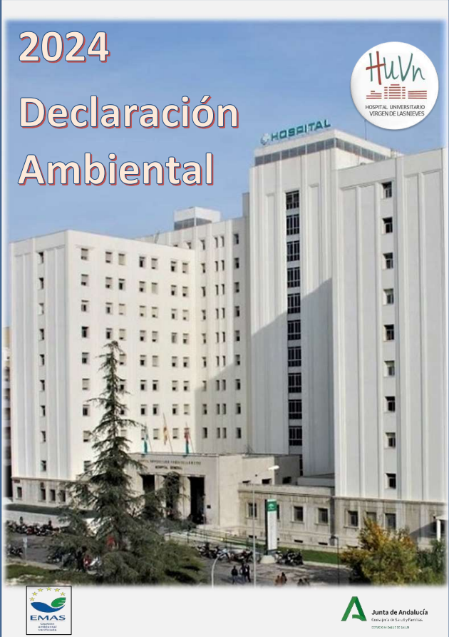 Declaración Ambiental Hospital Universitario Virgen de las Nieves 2024. Emas Declaración Ambiental Hospital Universitario Virgen de las Nieves 2024. Emas