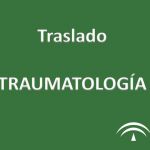 IMPORTANTE: Traslado de las Consultas de Cirugía Ortopédica y Traumatología
