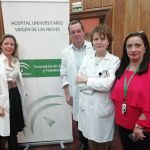 La directora gerente , María Ángeles García, junto a organizadores de la sesión infromativa sobre VPH.jpg