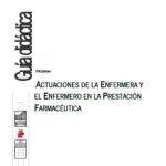 Programa Actuaciones de la Enfermera y el Enfermero en la Prestación Farmacéutica