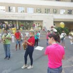El Hospital Virgen de las Nieves sensibiliza sobre el cáncer infantil con música de la charanga Popi Stars