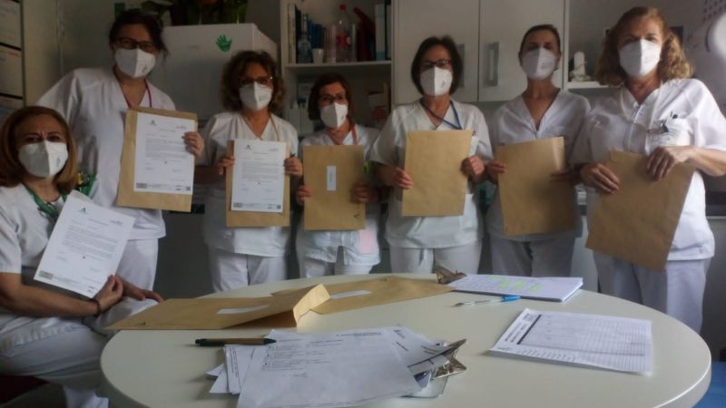 Agradecimiento a las profesionales de enfermería que trabajan en la implantación de buenas prácticas de cuidados