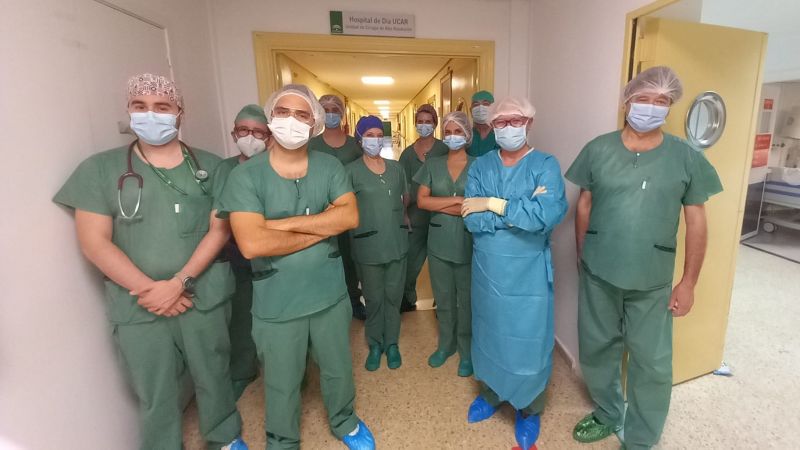 El Hospital Virgen de las Nieves elimina tumores de próstata con una técnica de frío extremo