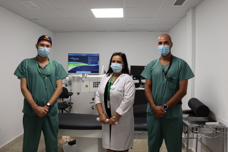 El Hospital trata problemas degenerativos de la córnea  con técnicas de vanguardia