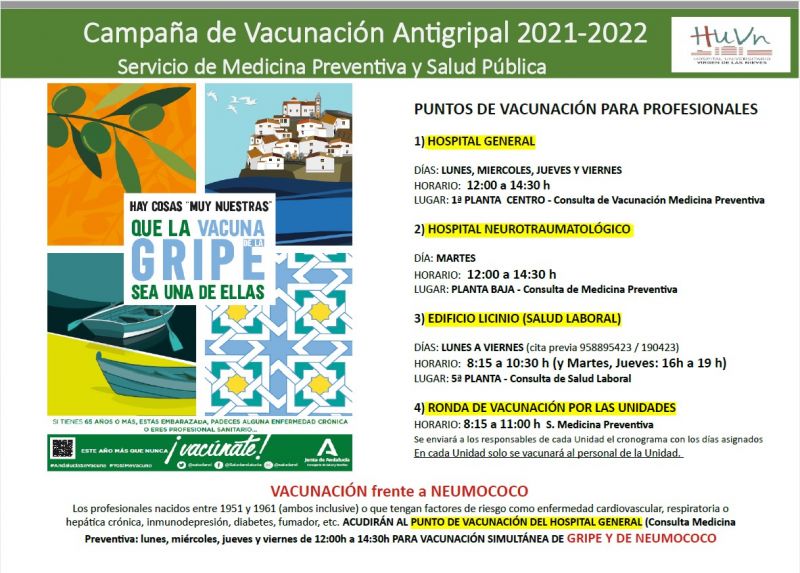 Comienza la campaña de vacunación antigripal