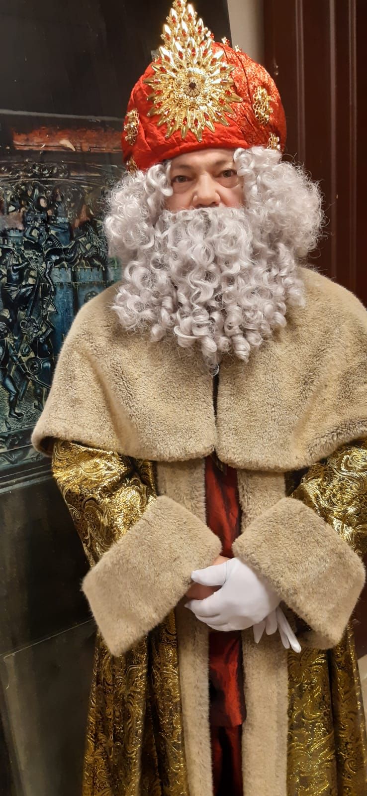 Nuestro profesional, Chema Cotarelo, encarna al Rey Melchor en la Cabalgata de Granada