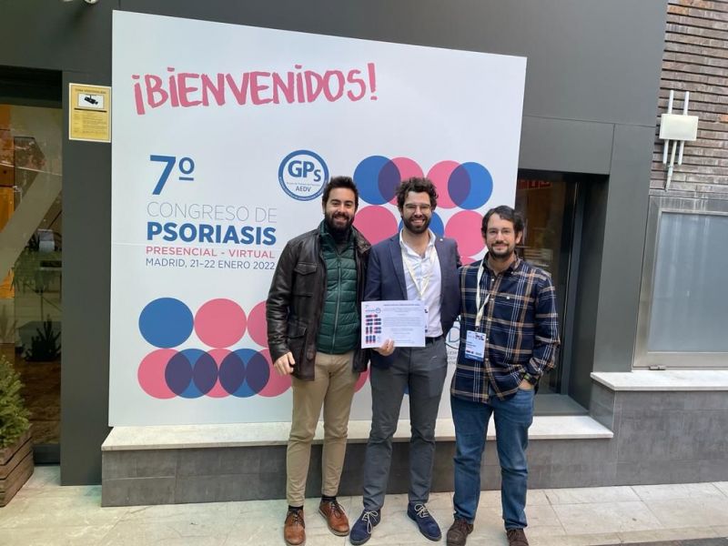 Nuevo premio para el servicio de Dermatología por un estudio sobre psoriasis y riesgo cardiovascular