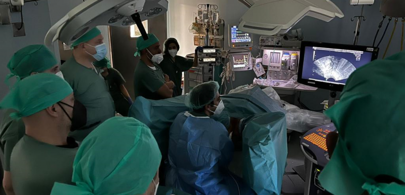 El Hospital es referencia en la ablación de miomas uterinos por radiofrecuencia