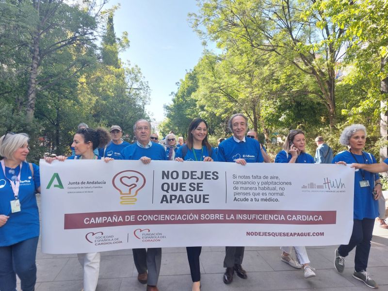 El Hospital Virgen de las Nieves organiza una marcha con pacientes con insuficiencia cardíaca