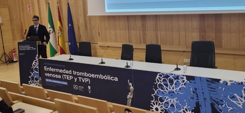 Alta presencia de profesionales del hospital en las jornadas de actualización de enfermedad tromboembólica venosa