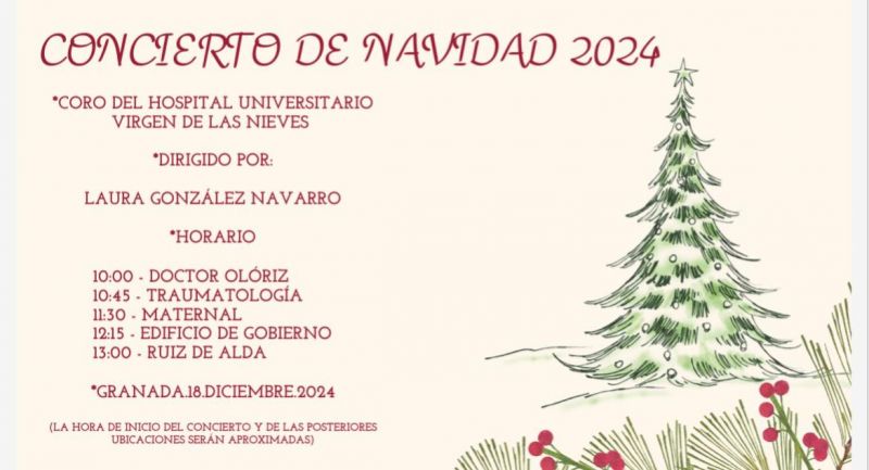 El coro del hospital ofrecerá su tradicional  concierto navideño el próximo miércoles 18 de diciembre