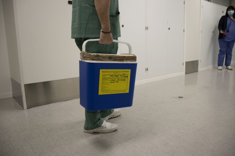 El  hospital  realizó  un total de 140 trasplantes de órganos el pasado año, un 36% más que en 2023