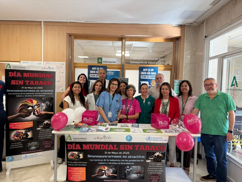El Hospital Virgen de las Nieves se suma al Día Mundial Sin Tabaco