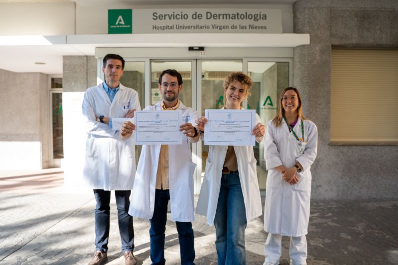 El Hospital Virgen de las Nieves, doblemente premiado a nivel nacional por la investigación en enfermedades de la piel