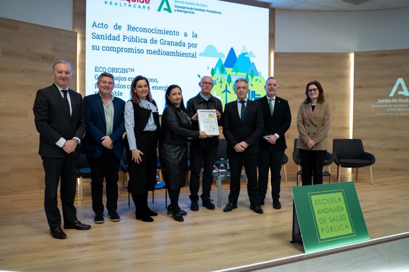 El Hospital Virgen de las Nieves recibe la certificación ‘Eco Origin’ por su compromiso con la sostenibilidad