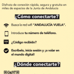 Red WiFi pública para la ciudadanía “Andalucía Vuela” en los centros del Servicio Andaluz de Salud